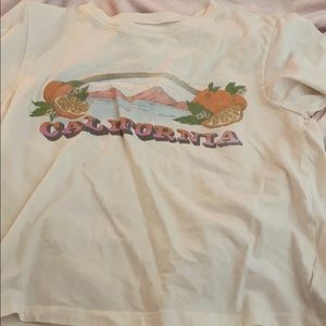 california crop tee
